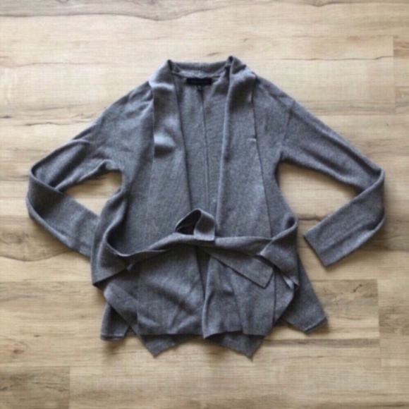 Banana Republic Women's Gray Draped Cardigan - Picture 3 of 7